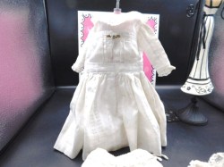 wax doll 17 white dress